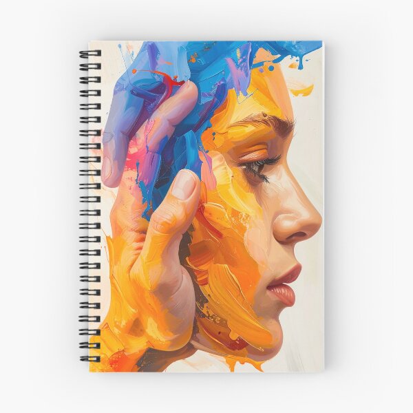 Item preview, Colors of Emotion – Abstract Portrait of a Woman designed and sold by CanyAbstracts.