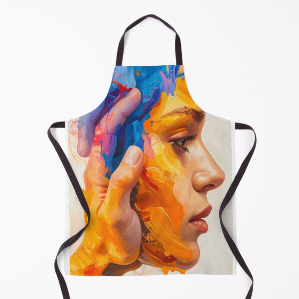 Item preview, Colors of Emotion – Abstract Portrait of a Woman designed and sold by CanyAbstracts.