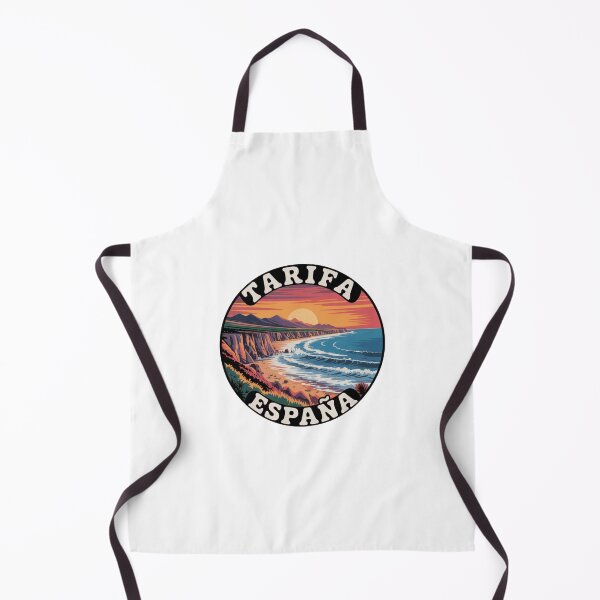 Item preview, Tarifa España Retro Sunset Coastal Horizon designed and sold by CircinusStore.