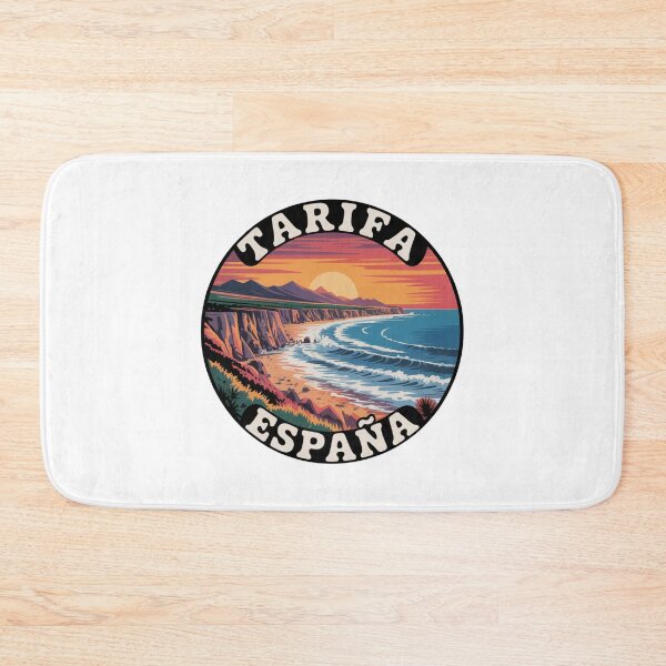 Item preview, Tarifa España Retro Sunset Coastal Horizon designed and sold by CircinusStore.
