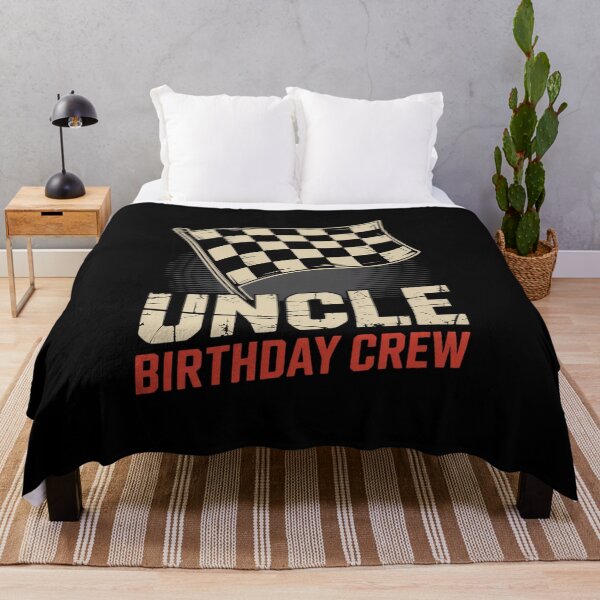 Item preview, Uncle Birthday Crew Racing Flag Race Car Birthday designed and sold by petrichorsworld.