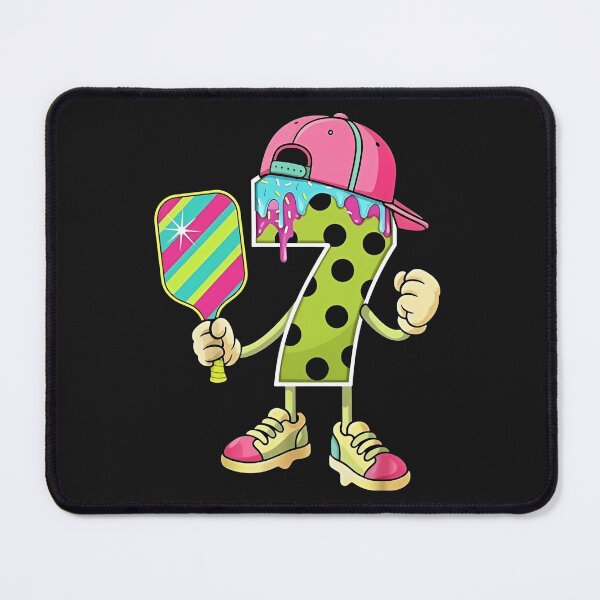 Item preview, Pickleball Birthday Number 7 Character Shirt designed and sold by LarryMBrown.
