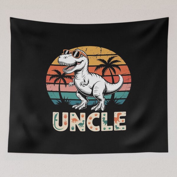Item preview, Uncle Saurus Matching Family Dinosaur Birthday Squad designed and sold by petrichorsworld.
