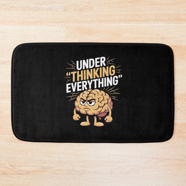 Item preview, Under Thinking Everything – Funny Minimalist designed and sold by petrichorsworld.