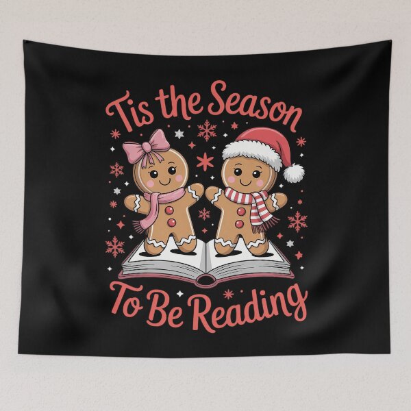 Item preview, Tis The Season Reading Christmas Book Lovers Teacher designed and sold by cosmicncozyS.