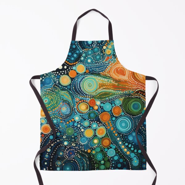Item preview, Aboriginal Inspired Dot Art - With Seascapes designed and sold by GrinGalore.
