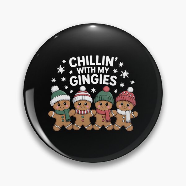 Item preview, Chillin_ with My Gingies Fun Family Holiday Christmas Vibes designed and sold by cosmicncozyS.