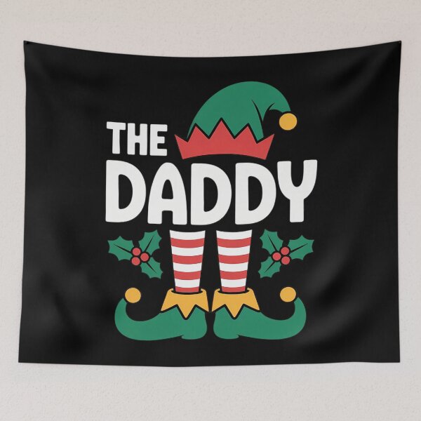 Item preview, Daddy Christmas Elf Matching Pajama X-Mas Party designed and sold by cosmicncozyS.