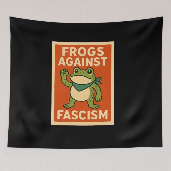 Item preview, Frogs Against Fascism  designed and sold by RobertTree.