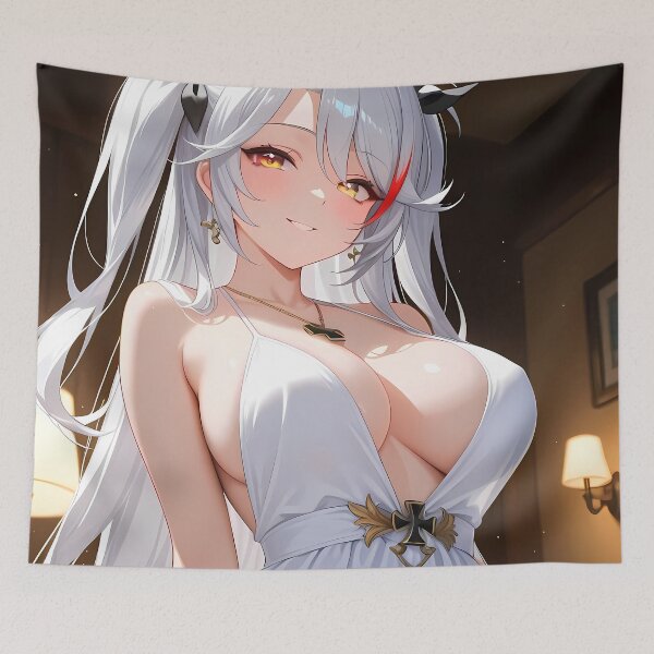 Item preview, Prinz Eugen Night Glow Azur Lane Anime Girl Elegant Dress designed and sold by CarlosBender.