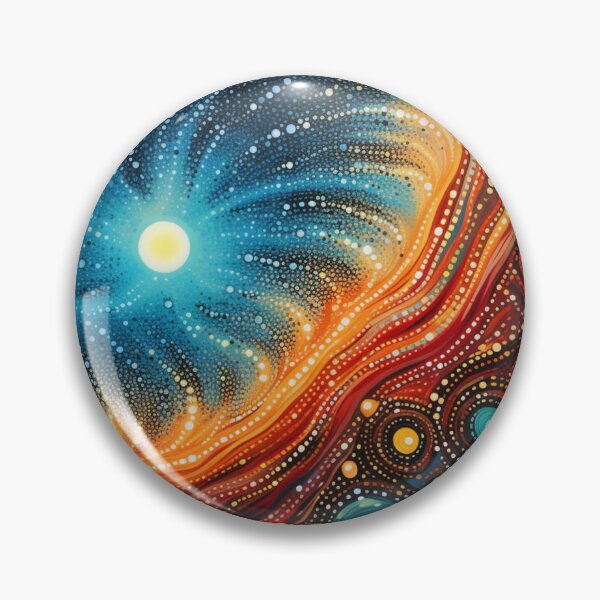 Item preview, Aboriginal Inspired Dot Art - Eternity Of Lava designed and sold by GrinGalore.