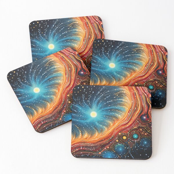 Item preview, Aboriginal Inspired Dot Art - Eternity Of Lava designed and sold by GrinGalore.