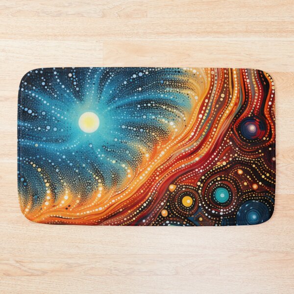 Item preview, Aboriginal Inspired Dot Art - Eternity Of Lava designed and sold by GrinGalore.