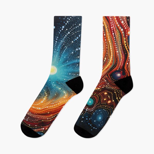 Item preview, Aboriginal Inspired Dot Art - Eternity Of Lava designed and sold by GrinGalore.