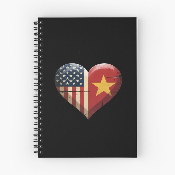 Item preview, USA American Vietnam Heart Flag Dual Citizenship designed and sold by KingsLife1994.