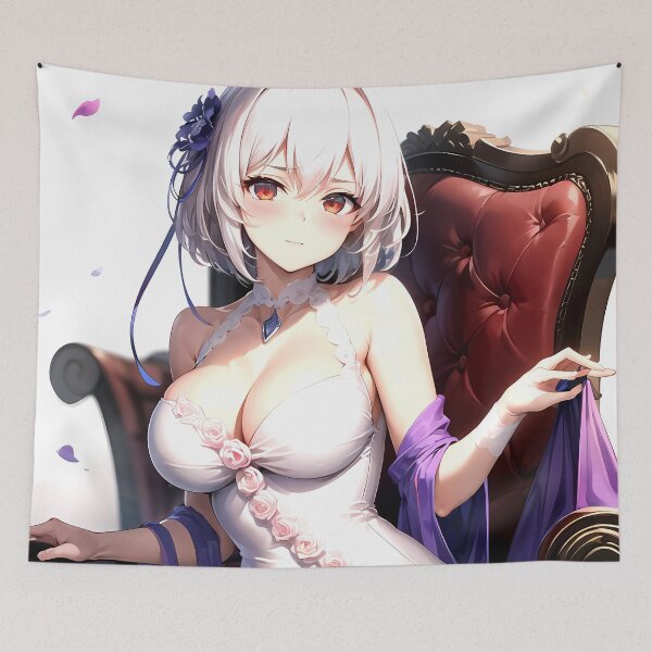 Item preview, Sirius Poised Elegance With Violet Bloom Azur Lane Anime Girl designed and sold by CarlosBender.