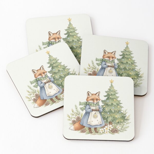 Item preview, Winter Fox and the Christmas Tree designed and sold by Pasteltone.