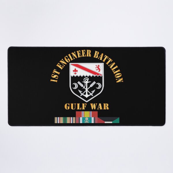 Item preview, Army - 1st Engineer Bn w Gulf War Svc Ribbons X 300 designed and sold by Military Insignia Products.