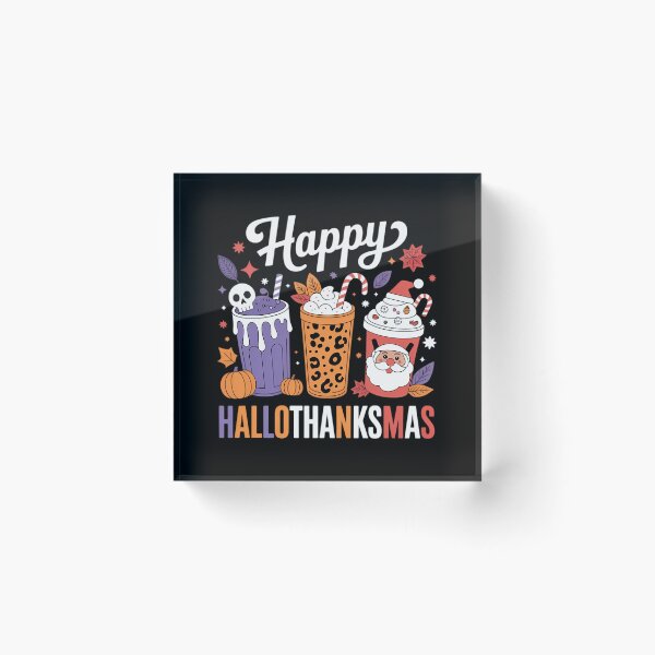 Item preview, Happy HalloThanksMas Halloween Thanksgiving Christmas Coffee designed and sold by cosmicncozyS.