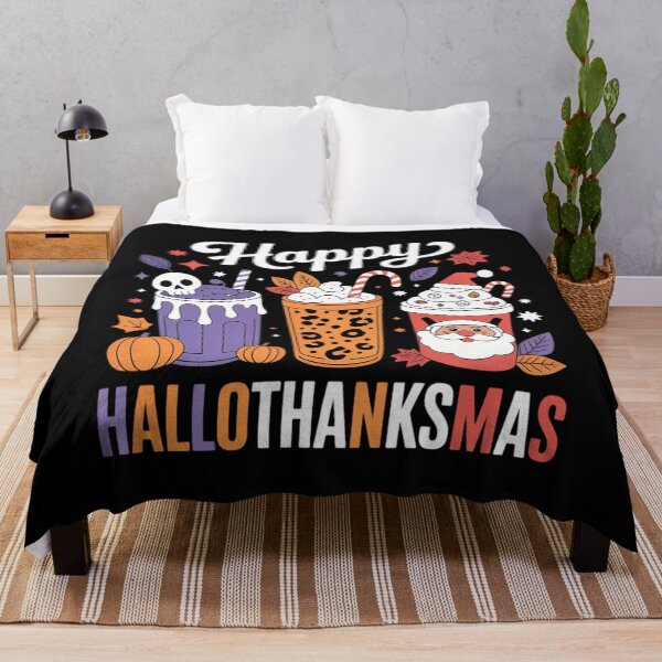 Item preview, Happy HalloThanksMas Halloween Thanksgiving Christmas Coffee designed and sold by cosmicncozyS.