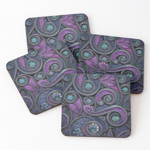 Item preview, New Zealand Māori Paua Pattern Koru Design 585 designed and sold by GrinGalore.