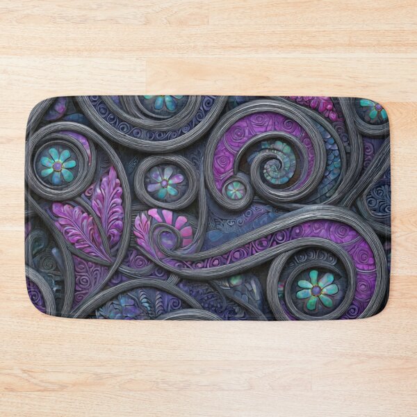 Item preview, New Zealand Māori Paua Pattern Koru Design 585 designed and sold by GrinGalore.
