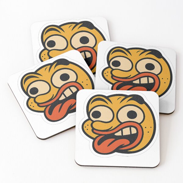 Item preview, Silly Cartoon Face – Meme Reaction Sticker - Funny designed and sold by TrendyDesign159.