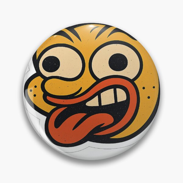 Item preview, Silly Cartoon Face – Meme Reaction Sticker - Funny designed and sold by TrendyDesign159.