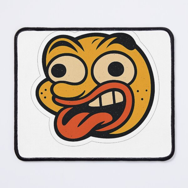 Item preview, Silly Cartoon Face – Meme Reaction Sticker - Funny designed and sold by TrendyDesign159.
