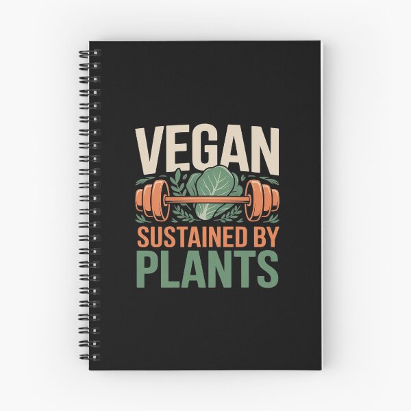 Item preview, Vegan Sustained by Plants Funny Gym Workout designed and sold by KingsLife1994.