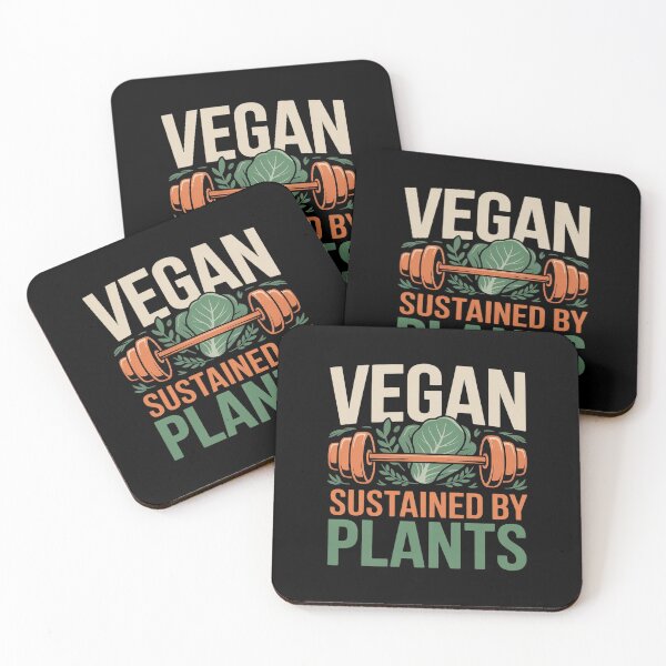 Item preview, Vegan Sustained by Plants Funny Gym Workout designed and sold by KingsLife1994.