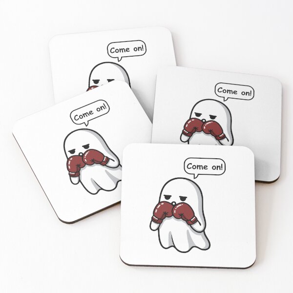 Item preview, Deadpan Minimalist Ghost - Boxing designed and sold by GooseMood.
