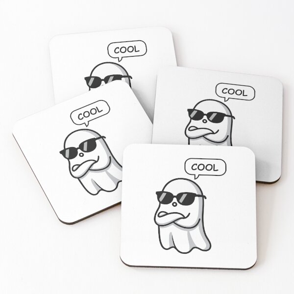 Item preview, Deadpan Minimalist Ghost - Cool designed and sold by GooseMood.