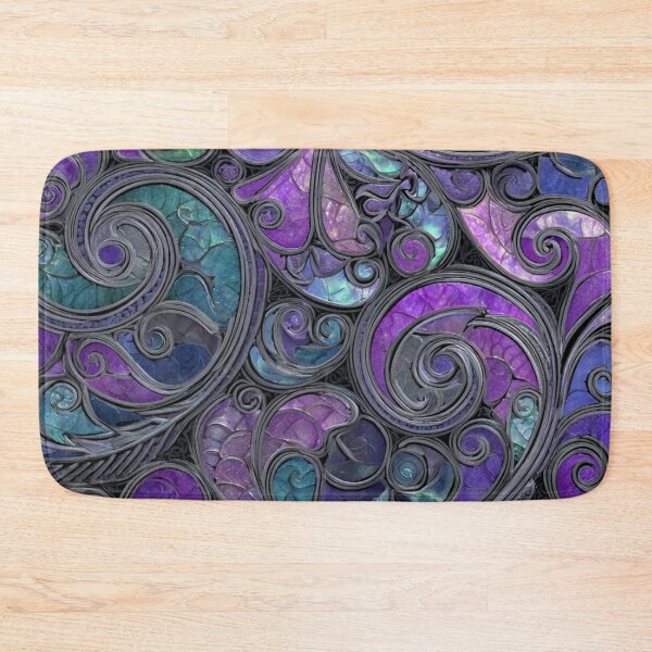 Item preview, New Zealand Māori Paua Pattern Koru Design 586 designed and sold by GrinGalore.
