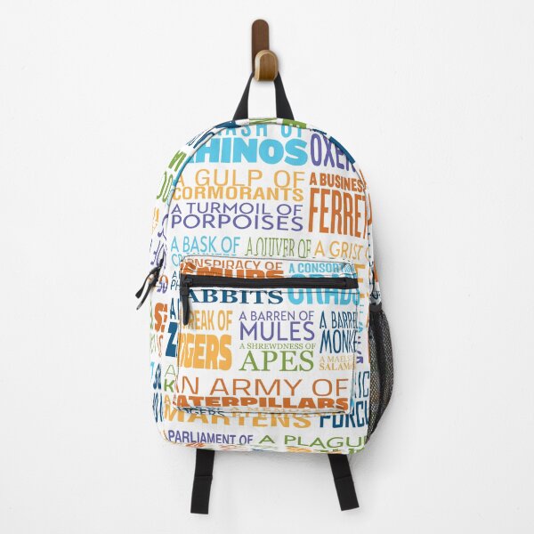 Item preview, Animal Group Terminology - Funky Font Edition - No Animals designed and sold by Mikael Colville-Andersen.