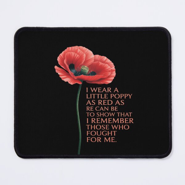 Item preview, Veterans Day USA Memorial Lest We Forget Red Poppy Flower designed and sold by KingsLife1994.