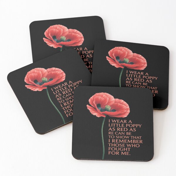 Item preview, Veterans Day USA Memorial Lest We Forget Red Poppy Flower designed and sold by KingsLife1994.