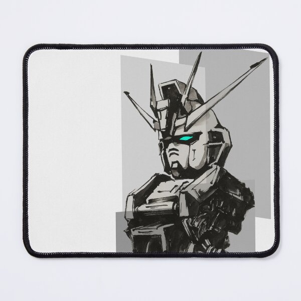 Item preview, Gundam head ink art grey designed and sold by sabartgunpla.