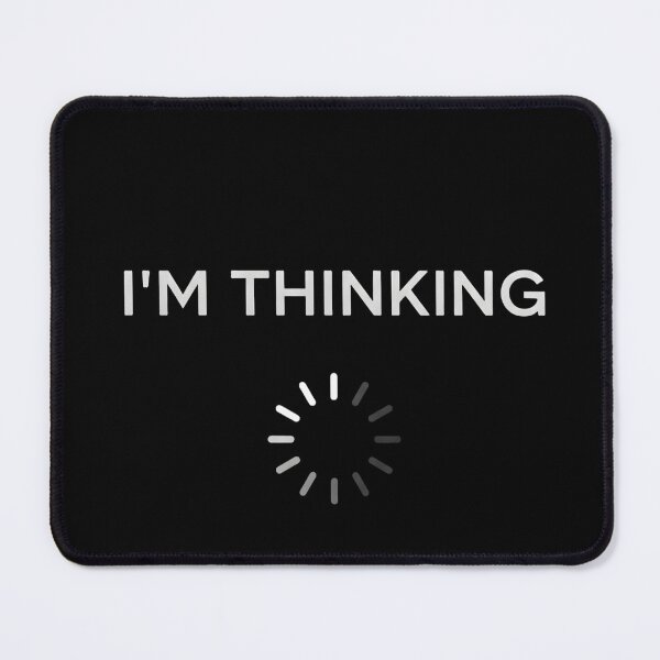 Item preview, I’M THINKING - Minimal Typography Design designed and sold by SaicoGN.