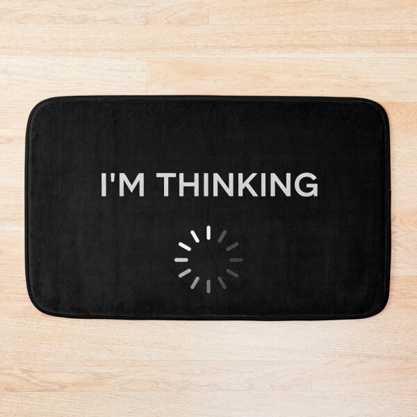 Item preview, I’M THINKING - Minimal Typography Design designed and sold by SaicoGN.