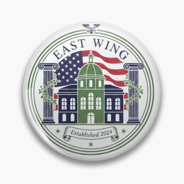 Item preview, East Wing Type of Guy Vintage USA Flag Collegiate Design designed and sold by Wear Sculpt.