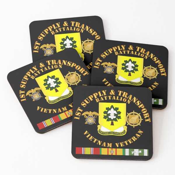 Item preview, Army - 1st Supply and Transport Battalion -  Vietnam Vet w Br w VN SVC designed and sold by Military Insignia Products.