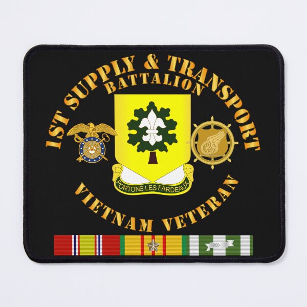 Item preview, Army - 1st Supply and Transport Battalion - Vietnam Vet w Br w VN SVC designed and sold by Military Insignia Products.