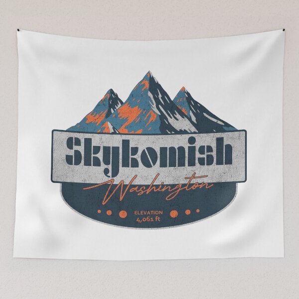 Item preview, Skykomish Ski Resort, Washington, Mountain Design designed and sold by Wanderful-roads.