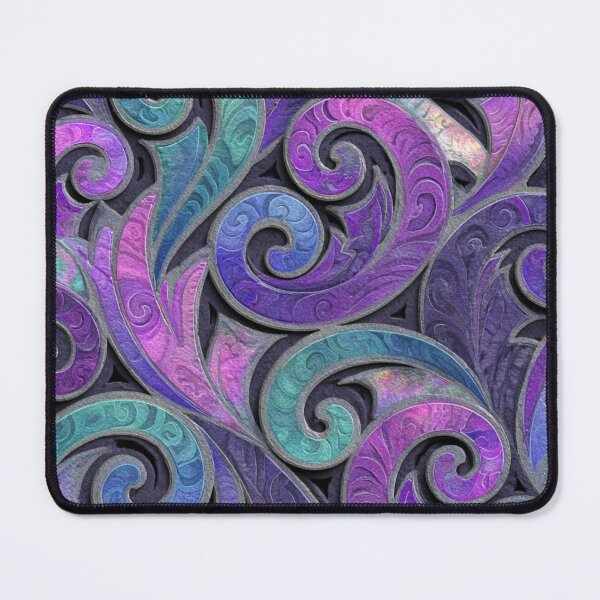 Item preview, New Zealand Māori Paua Pattern Koru Design 587 designed and sold by GrinGalore.