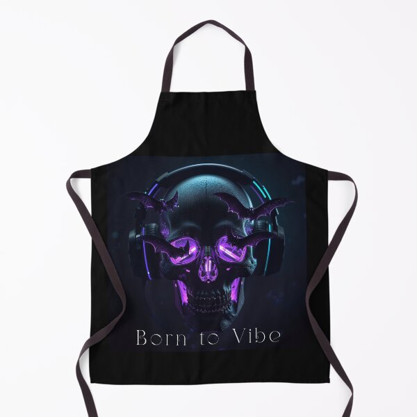 Item preview, Born to Vibe - Music Lover - Skull with Earphone designed and sold by Kalossa-JR.