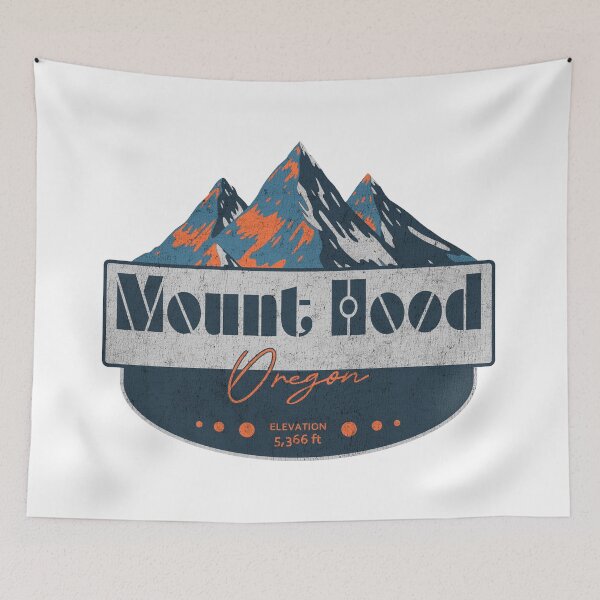 Item preview, Mount Hood Ski Resort, Oregon, Mountain Design designed and sold by Wanderful-roads.