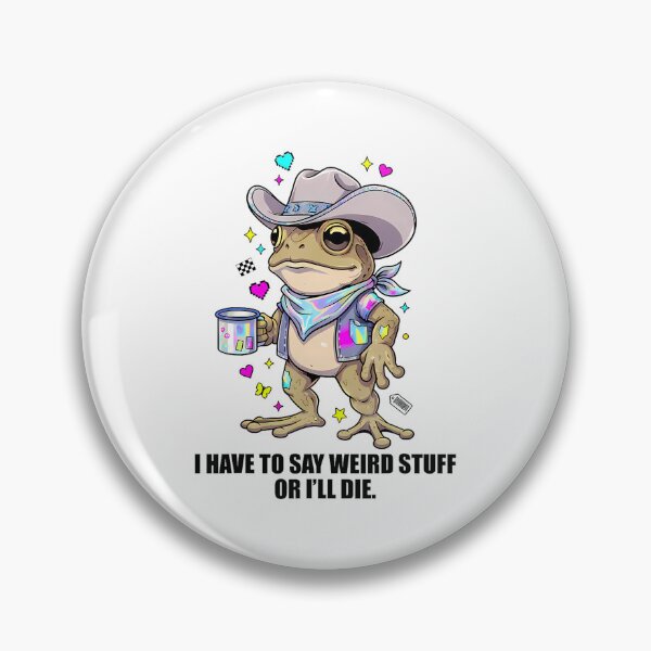 Item preview, Silly Funny 90s Humor Quote Frog Vintage Style designed and sold by JackyEstera.