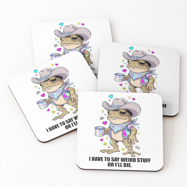 Item preview, Silly Funny 90s Humor Quote Frog Vintage Style designed and sold by JackyEstera.