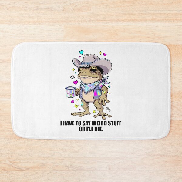 Item preview, Silly Funny 90s Humor Quote Frog Vintage Style designed and sold by JackyEstera.
